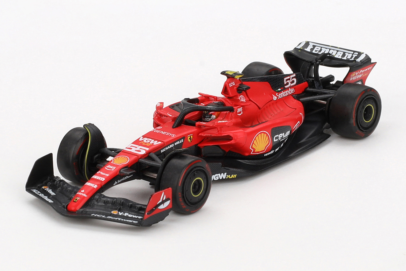  BBR 1/64 フェラーリ SF23 2023 #55 バーレーングランプリ C. Sainz