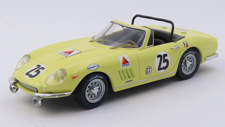 BEST MODEL 1/43 フェラーリ 275 GTB/4 スパイダー セブリング12時間 1967 #25 McCluggage/Windridge