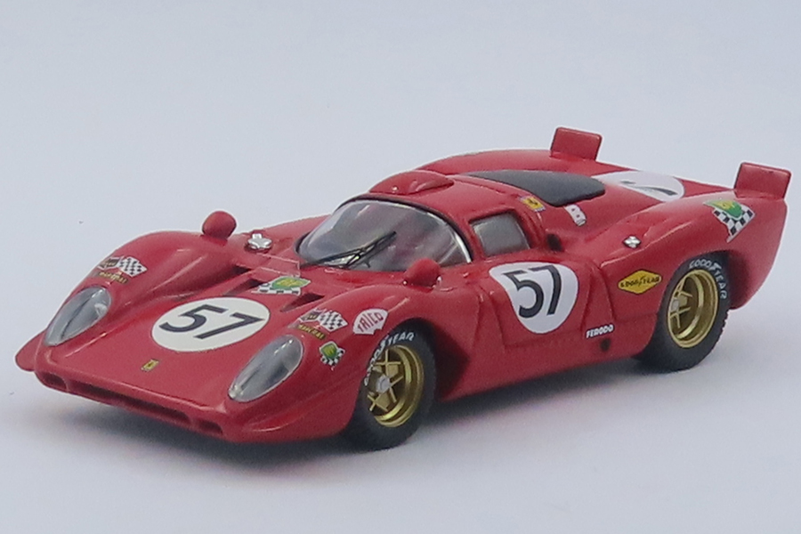 BEST MODEL 1/43 フェラーリ 312P ル・マン 1970 #57 Adamowicz / Parsons