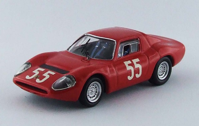 BEST MODEL 1/43 アバルト OT 1300　1966 モンツァ Baghetti/Cella/Fischhaber/Furtmayr  #55