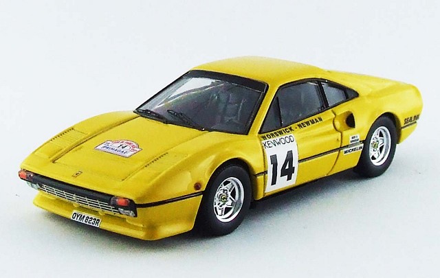BEST MODEL 1/43 フェラーリ 308 GTB ツール・ド・フランス 1985 Worswick/Newman