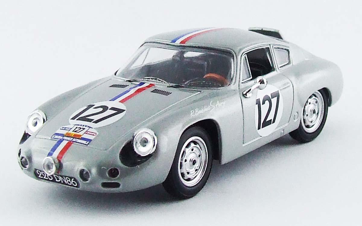 BEST MODEL 1/43 ポルシェ アバルト ツール・ド・フランス 1961 Buchet/Aury #127