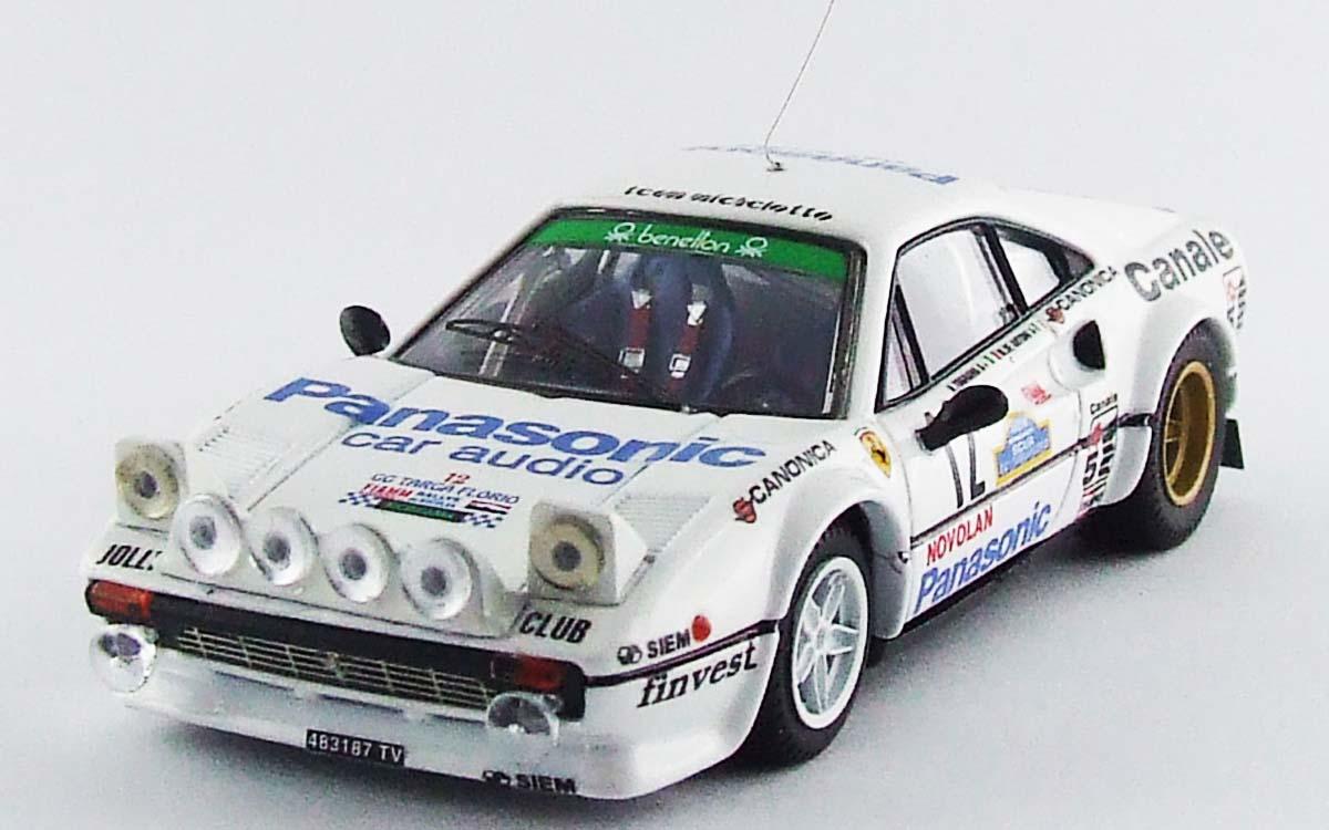 BEST MODEL 1/43 フェラーリ 308 GTB タルガ・フローリオ 1982 Tognana/De Antoni #12 優勝車