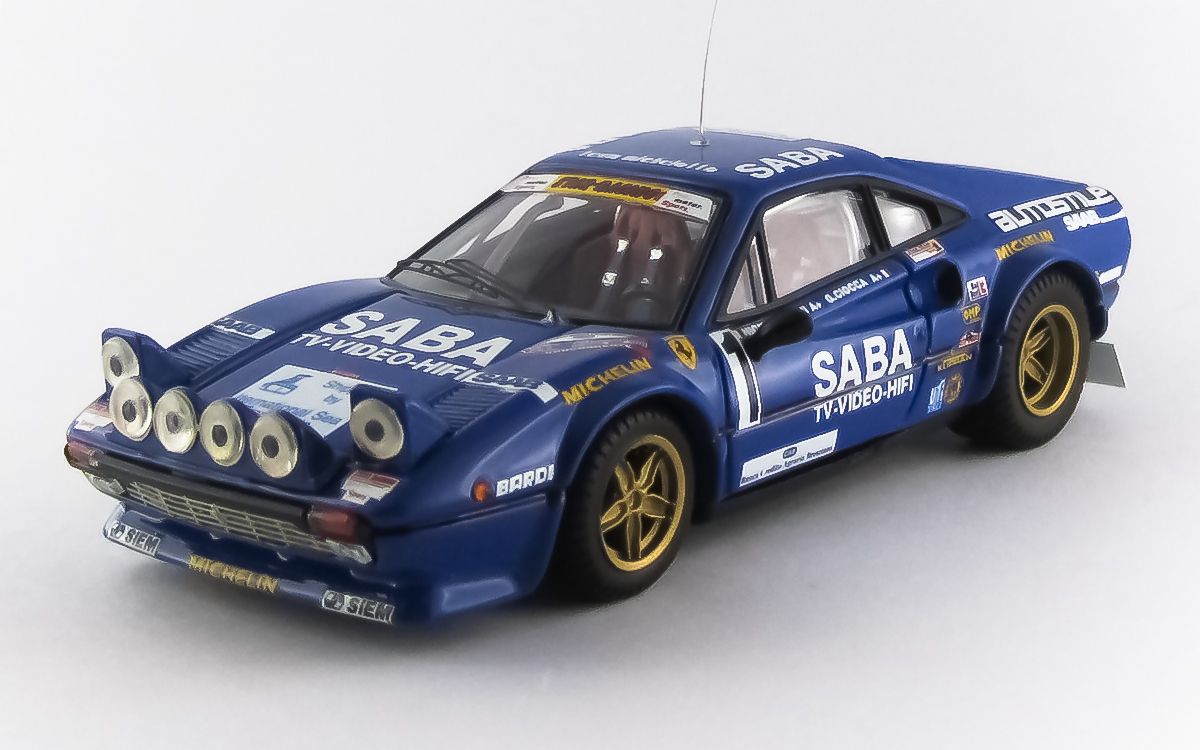 BEST MODEL 1/43 フェラーリ 308GTB Gｒ.4 1983 ミッレミリアラリー　#1 Busseni/Coccia　優勝