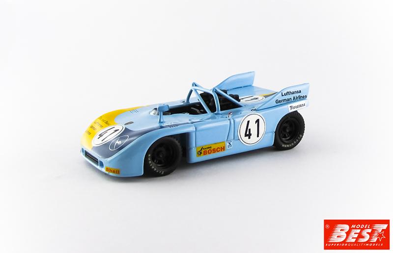 BEST MODEL 1/43 ポルシェ 908/03 1972 #41 ニュルブルクリンク インターセリエ R. Jost