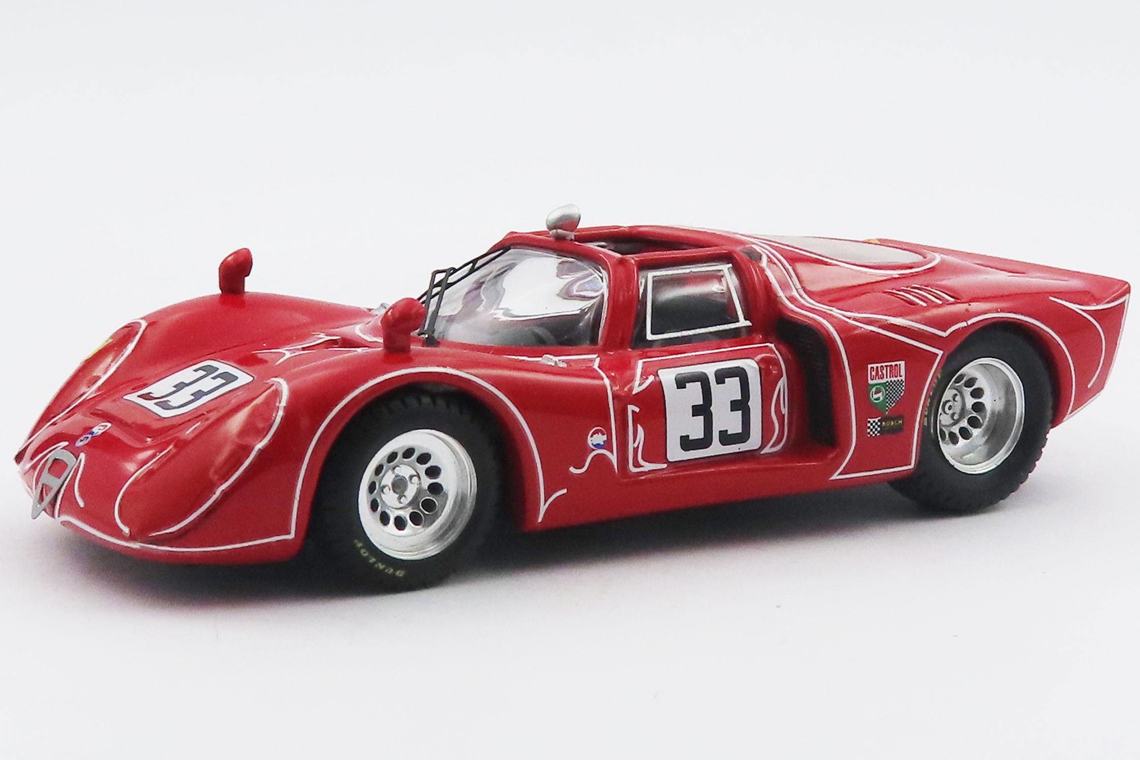 BEST MODEL 1/43 アルファロメオ 33.2 ワトキンスグレン 6時間 1968 #33 Kwech/Martino