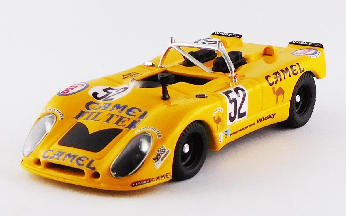 BEST MODEL 1/43 ポルシェ 908/2 FLUNDER ル・マン 1973 #52 Wicky/Cohen Olivar/Carron