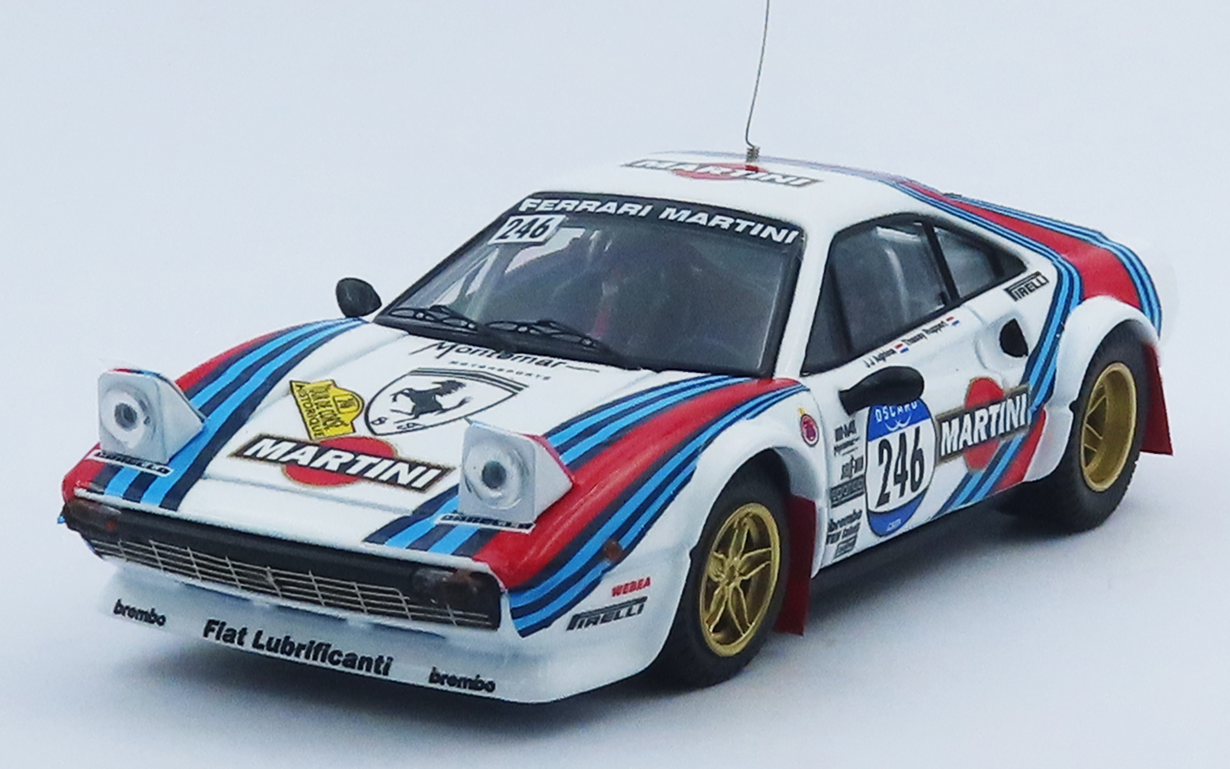 BEST MODEL 1/43 フェラーリ 308 GTB ツール・ド・コルス・ヒストリック 2012 #246 Aghina / Rupert