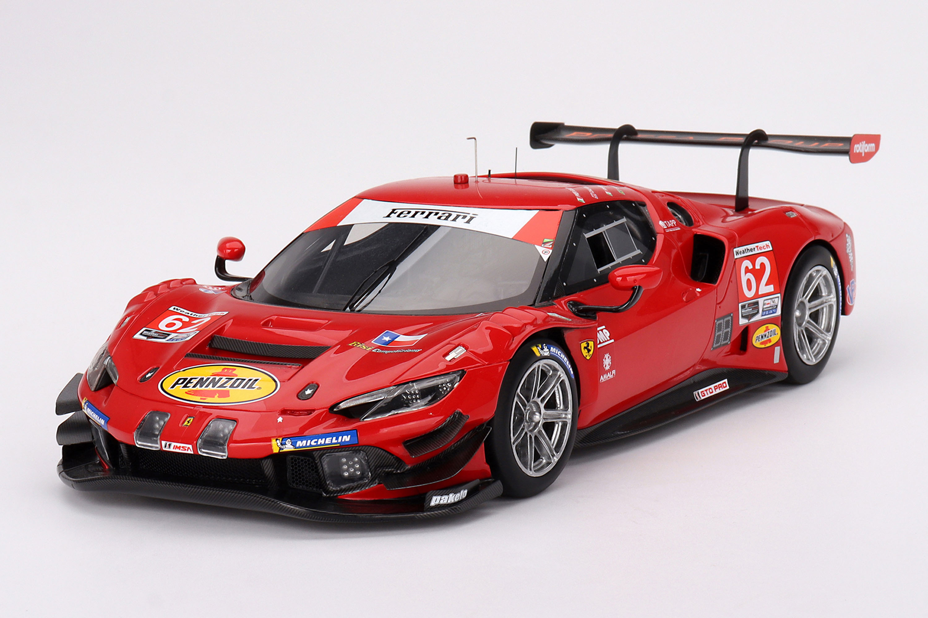  1/18 フェラーリ 296 GT3 IMSA デイトナ24時間 2023 #62 Risi Competizione