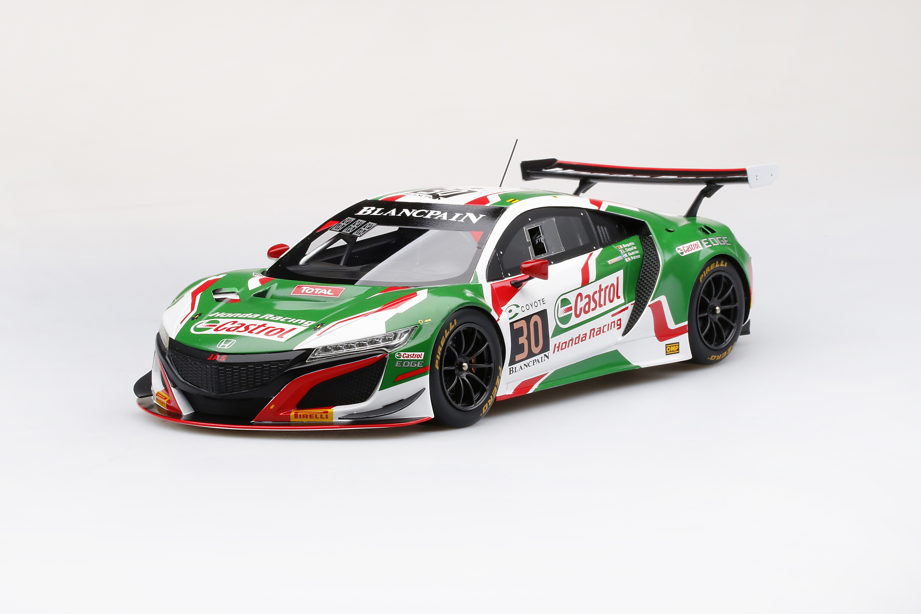 Top Speed 1/18 Honda NSX GT3 スパ24時間 2018 30 カストロールHondaレーシング サンリッチジャパン