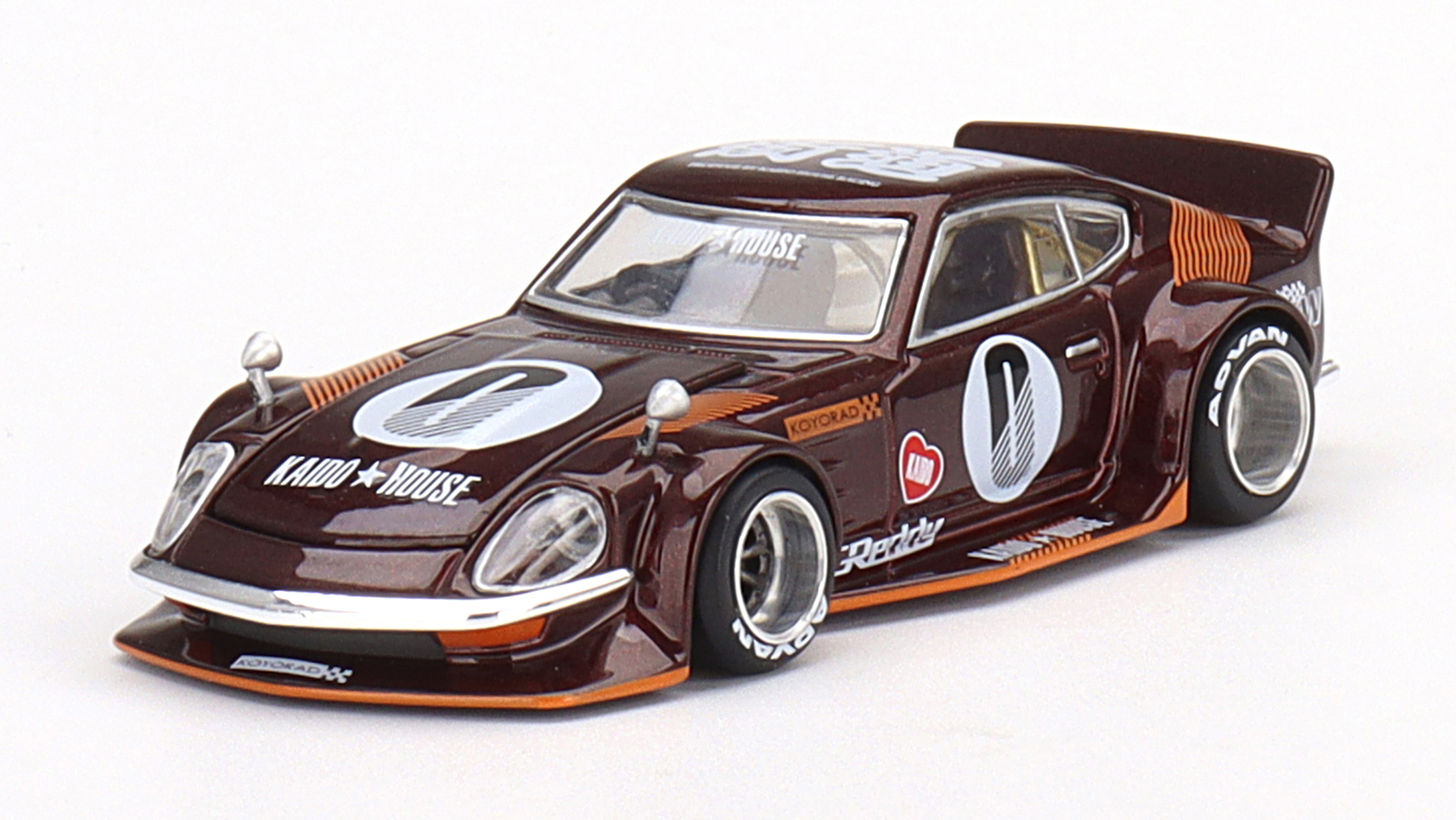 MINI GT 1/64 ダットサン KAIDO フェアレディ Z ダークレッド(右ハンドル)