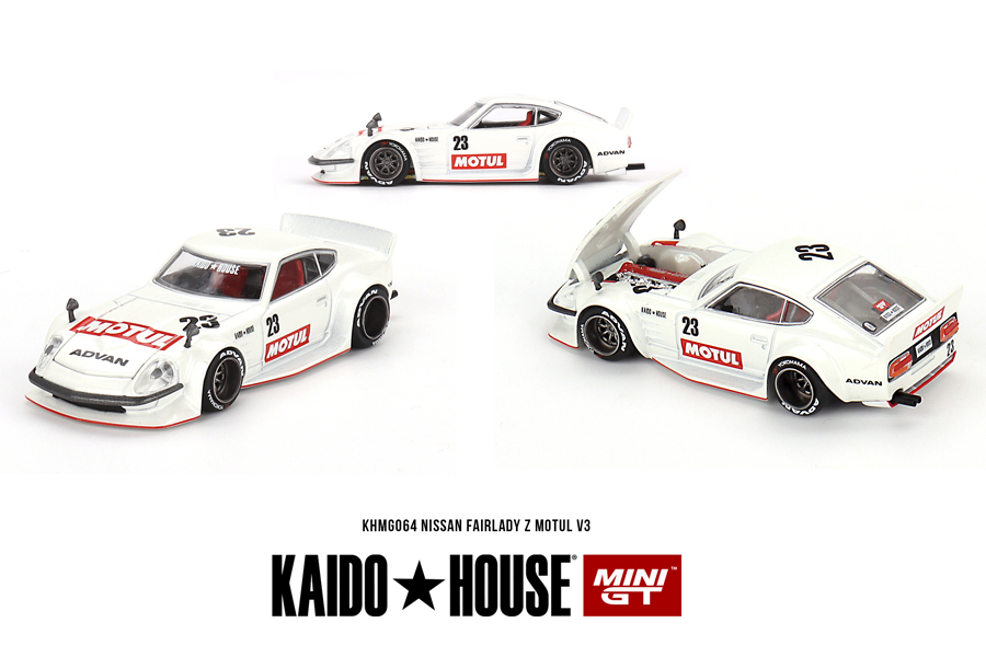 MINI GT 1/64 ダットサン KAIDO フェアレディ Z MOTUL V3(右ハンドル)