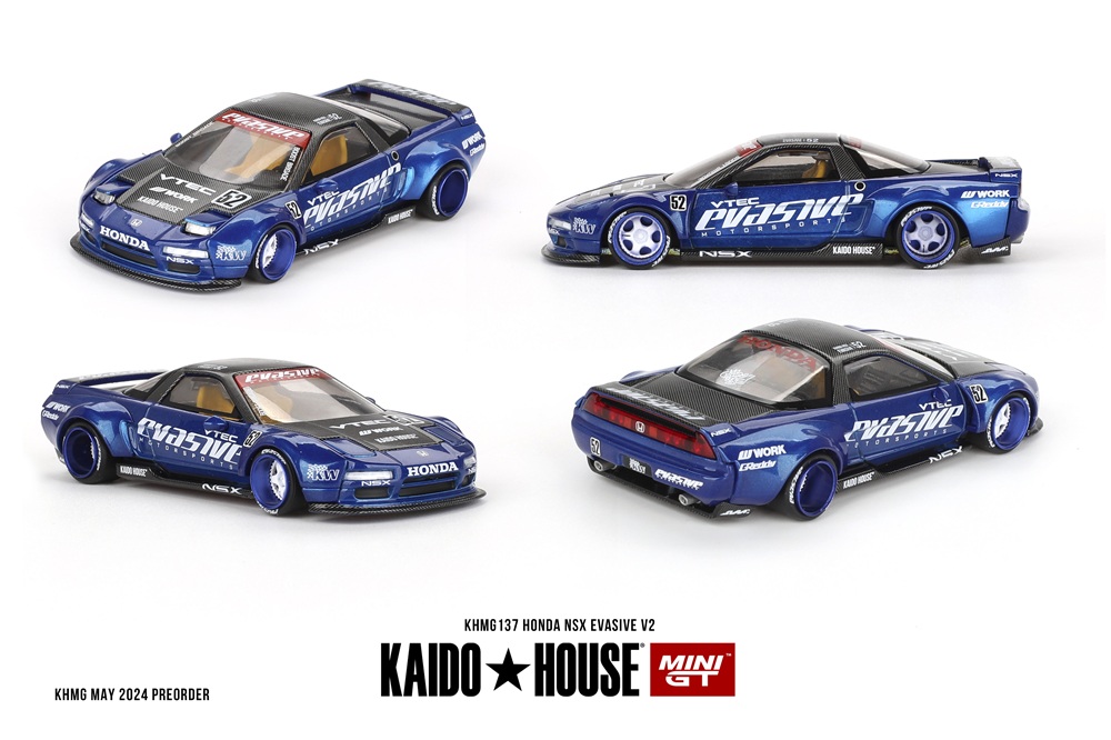 MINI GT 1/64 ホンダ NSX Evasive V2(左ハンドル)