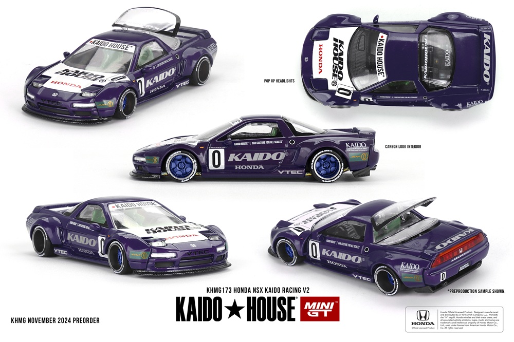 MINI GT 1/64 ホンダ NSX Kaido Racing V2(左ハンドル)