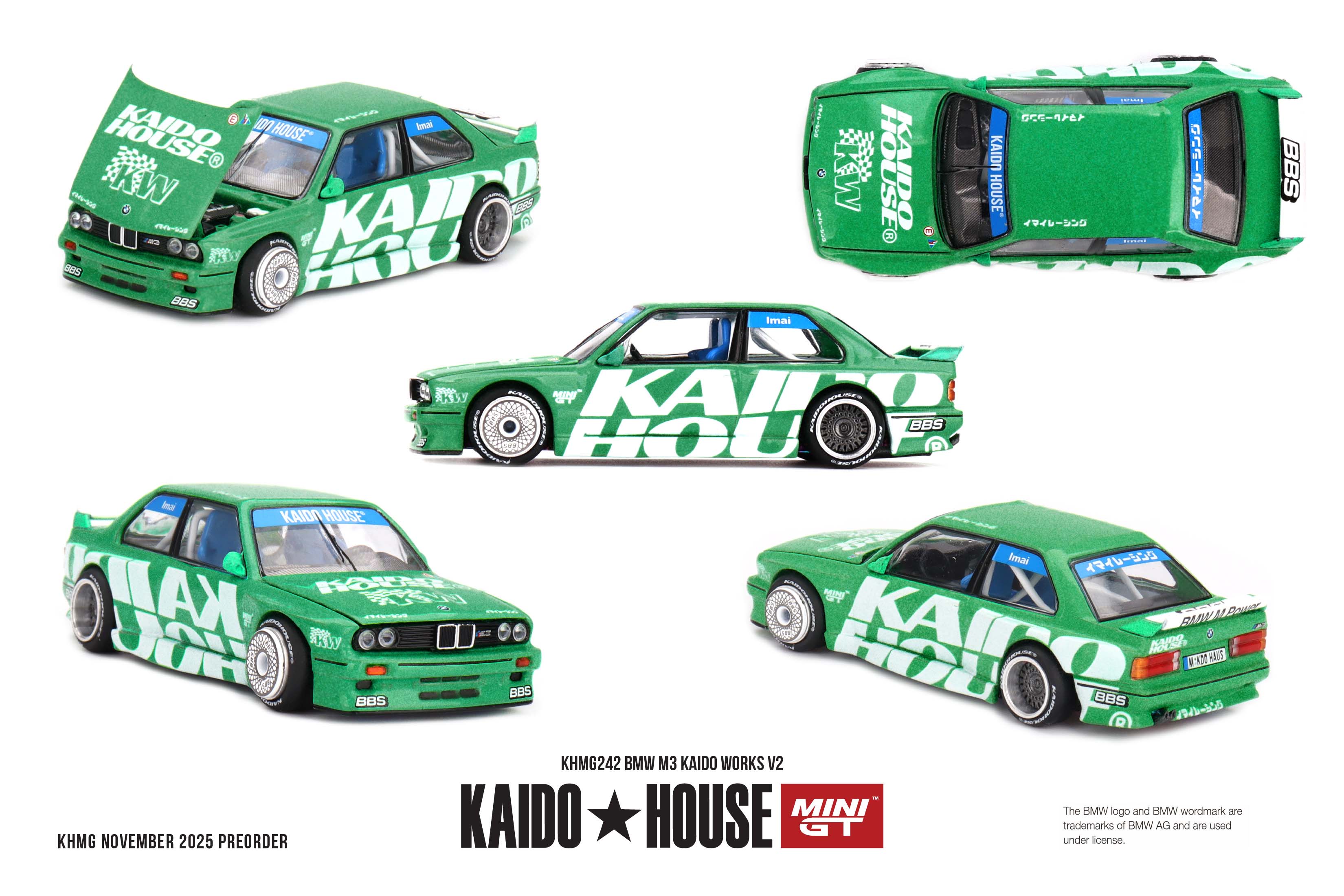 MINI GT 1/64 BMW M3 Kaido Works V2(左ハンドル)