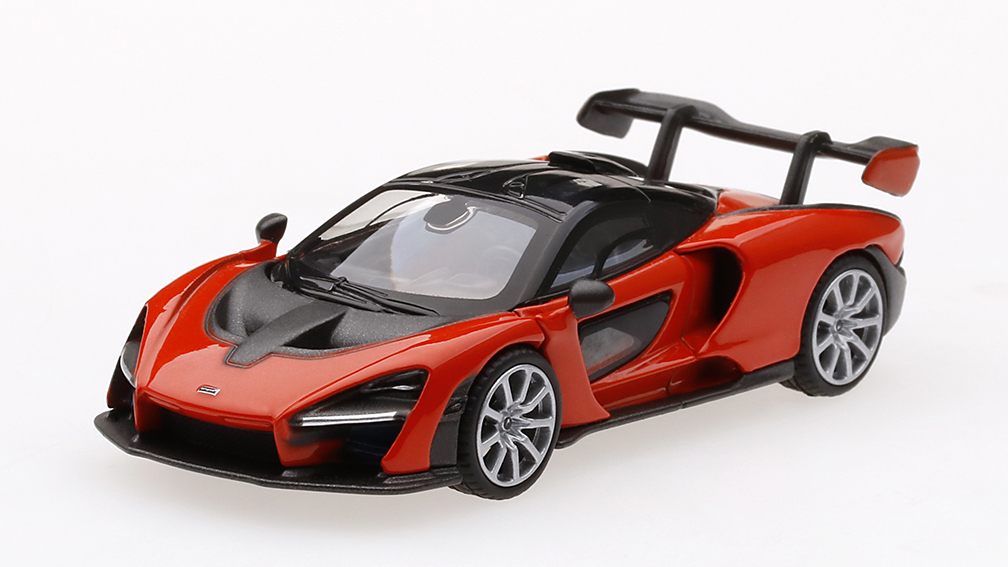 MINI GT 1/64 マクラーレン セナ ミラオレンジ (左ハンドル）