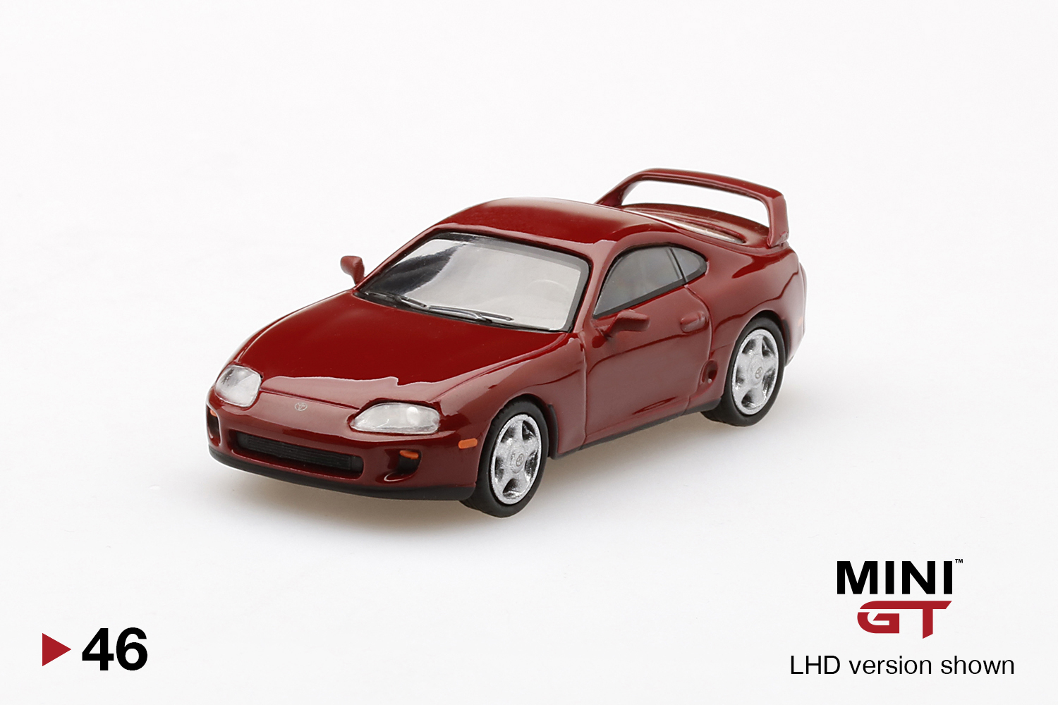 MINI GT 1/64 Toyota スープラ(JZA80) ルネサンスレッド(右ハンドル）