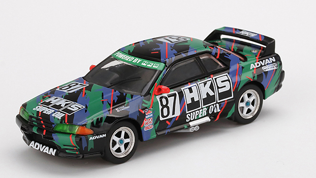 MINI GT 1/64 Nissan スカイライン GT-R R32 HKS 全日本ツーリングカー選手権 1993 Gr.A #87(右ハンドル)