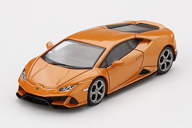 MINI GT 1/64 ランボルギーニ ウラカン EVO ボレアリスオレンジ(右ハンドル）