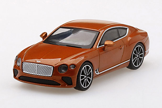 MINI GT 1/64 ベントレー コンチネンタルGT オレンジ フレイム(右ハンドル)