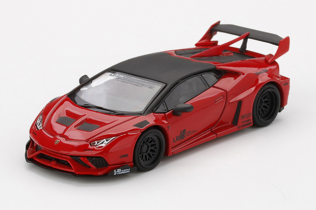 MINI GT 1/64 LB★WORKS ランボルギーニ ウラカン GT ロッソマーズ(左ハンドル）