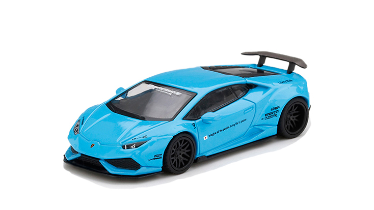 MINI GT 1/64 LB★WORKS ランボルギーニ ウラカン バージョン 1 ライトブルー(右ハンドル)