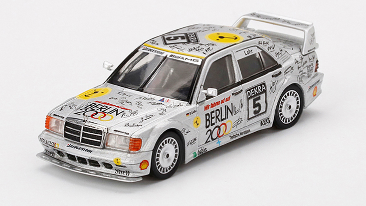 MINI GT 1/64 メルセデス ベンツ 190E 2.5-16 エボリューション II DTM Zolder 1992 #5 "Berlin"(左ハンドル)