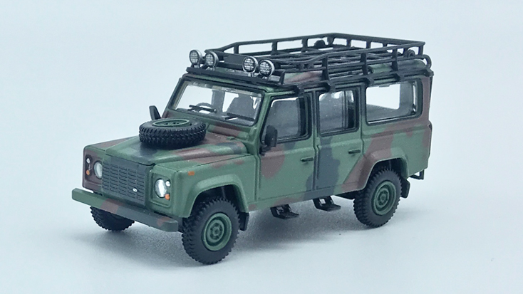 MINI GT 1/64 ランドローバー ディフェンダー 110 ミリタリーカモフラージュ(香港限定)