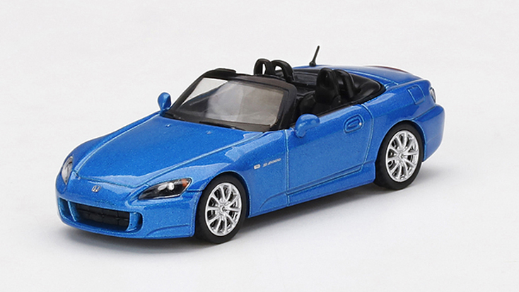 MINI GT 1/64 Honda S2000 (AP2) ラグナブルーパール(左ハンドル)