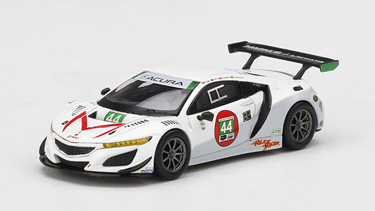 MINI GT 1/64 Acura NSX GT3 EVO IMSA デイトナ24時間 2021 #44 Magnus Racing(左ハンドル)