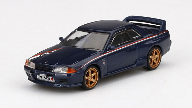 MINI GT 1/64 Nissan スカイライン GT-R R32 Nismo S-Tune ダークブルー(右ハンドル)