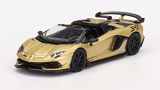 MINI GT 1/64 ランボルギーニ アヴェンタドール SVJ ロードスター Oro Elios(ゴールド)(左ハンドル)
