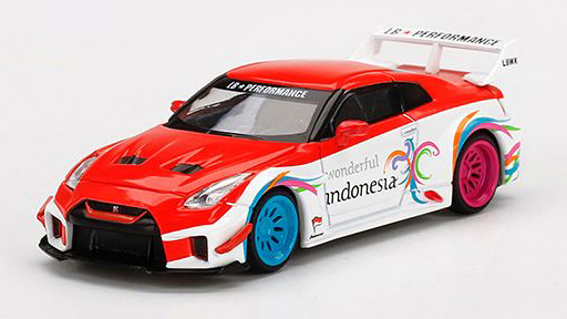 MINI GT 1/64 LB-Silhouette WORKS GT Nissan 35GT-RR バージョン1 Wonderful Indonesia(インドネシア限定)