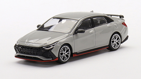 MINI GT 1/64 Hyundai エラントラ N サイバーグレー(左ハンドル)