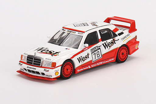 MINI GT 1/64 メルセデス ベンツ 190E 2.5-16 エボリューション II DTM 1991 #78 Lohr(左ハンドル)