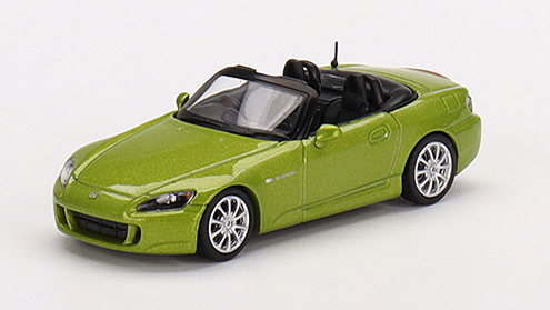 MINI GT 1/64 Honda S2000 (AP2) ライムグリーンメタリック(右ハンドル)