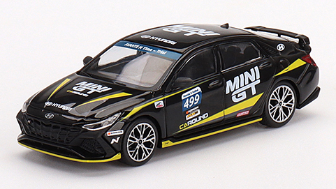 MINI GT 1/64 Hyundai エラントラ N Hyundai N-Festival #499 Caround Racing (左ハンドル)