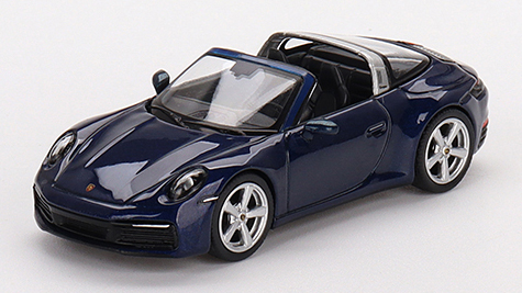 MINI GT 1/64 ポルシェ 911 タルガ 4S ゲンチアンブルーメタリック(右ハンドル)