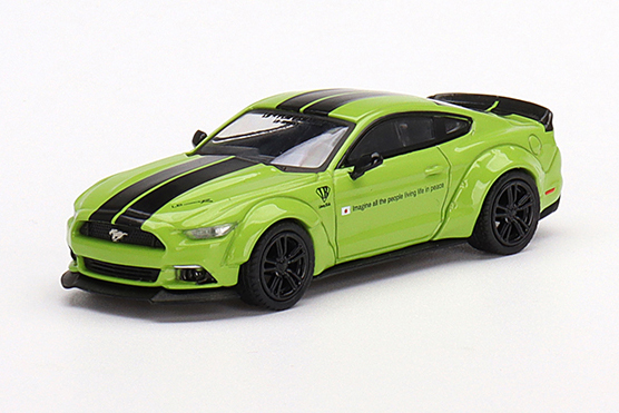 MINI GT 1/64 LB★WORKS フォード マスタング グラバーライム(右ハンドル)