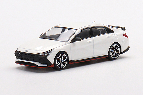 MINI GT 1/64 Hyundai エラントラ N セラミックホワイト(左ハンドル)