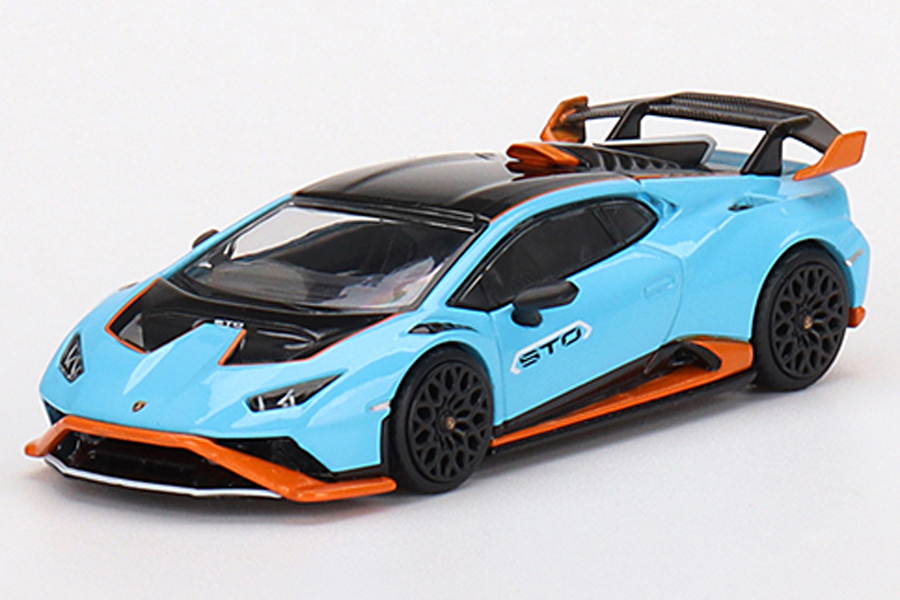 MINI GT 1/64 ランボルギーニ ウラカン STO Blu Laufey(左ハンドル)