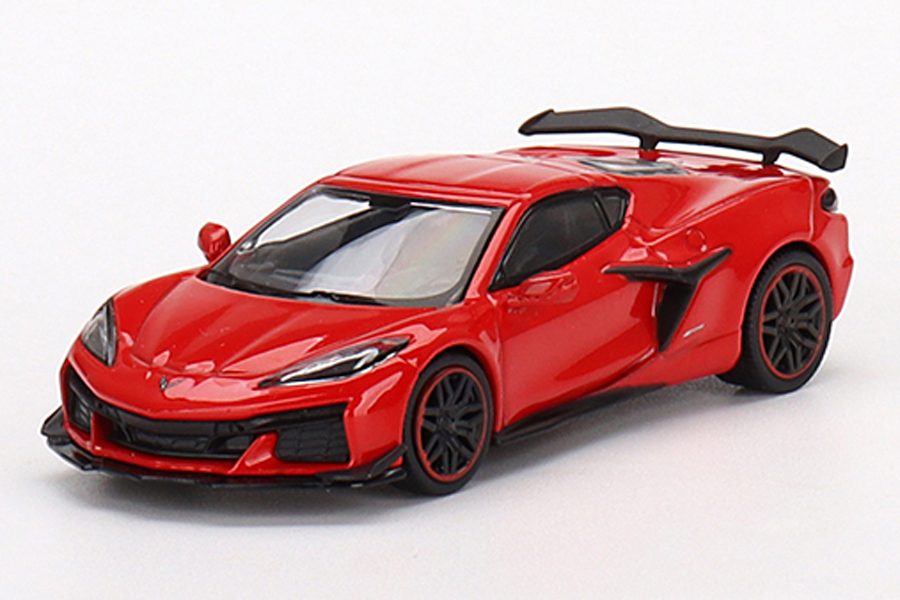 MINI GT 1/64 シボレー コルベット Z06 2023 トーチレッド(右ハンドル)