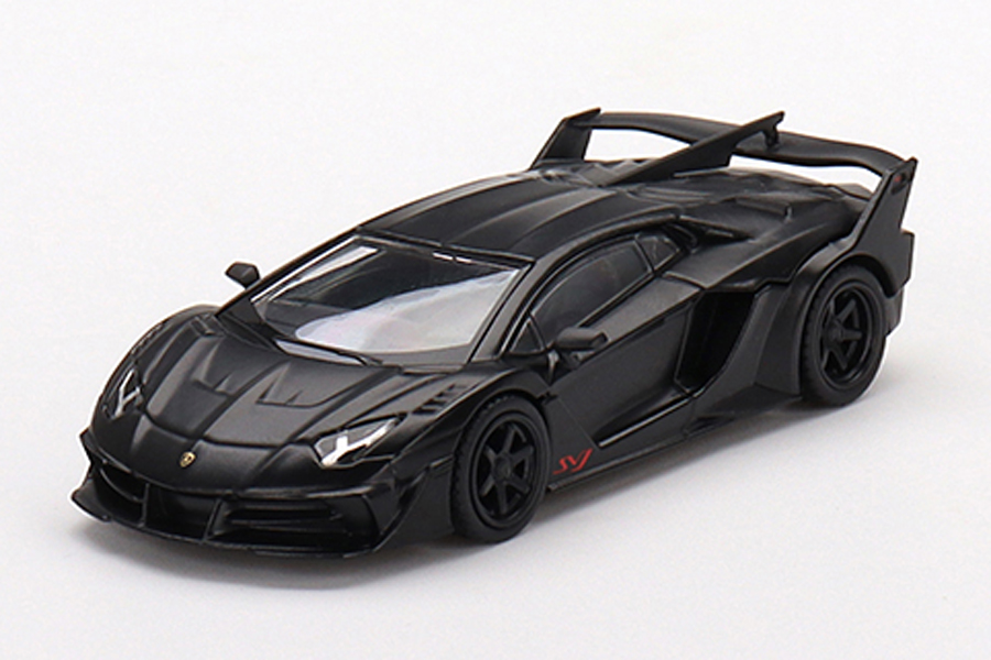 MINI GT 1/64 LB-Silhouette WORKS ランボルギーニ アヴェンタドール GT EVO マットブラック(左ハンドル)