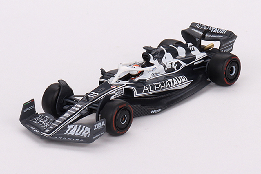 MINI GT 1/64 アルファタウリ F1 AT03 2022 #22 アブダビグランプリ 角田 裕毅