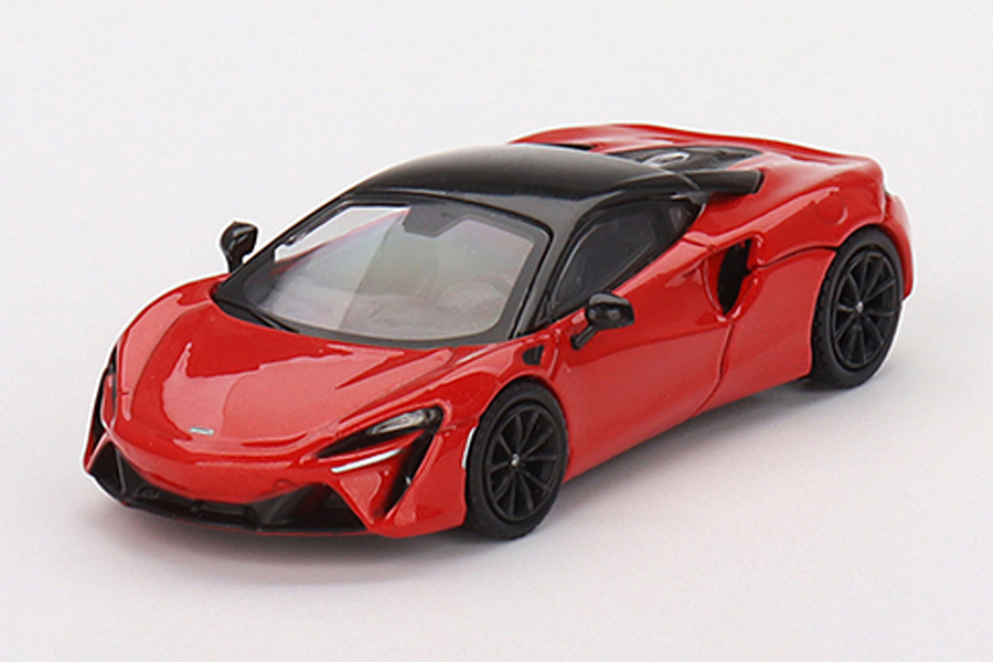 MINI GT 1/64 マクラーレン アルトゥーラ 2023 ヴァーミリオンレッド(右ハンドル)