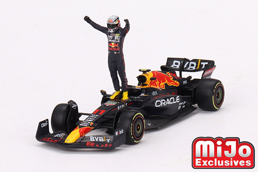 MINI GT 1/64 オラクル レッドブル レーシング RB18 2022 優勝車 #11 モナコグランプリ Sergio Pérez フィギュア付