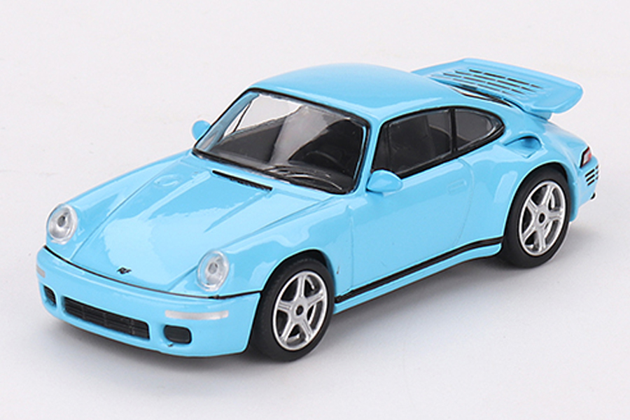 MINI GT 1/64 RUF CTR アニバーサリー バイエルン ヒンメルブラウ(スカイブルー)(左ハンドル)