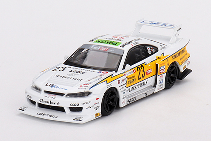 MINI GT 1/64 Nissan シルビア(S15) LB-Super Silhouette #23 2022 Goodwood Festival of Speed(右ハンドル)