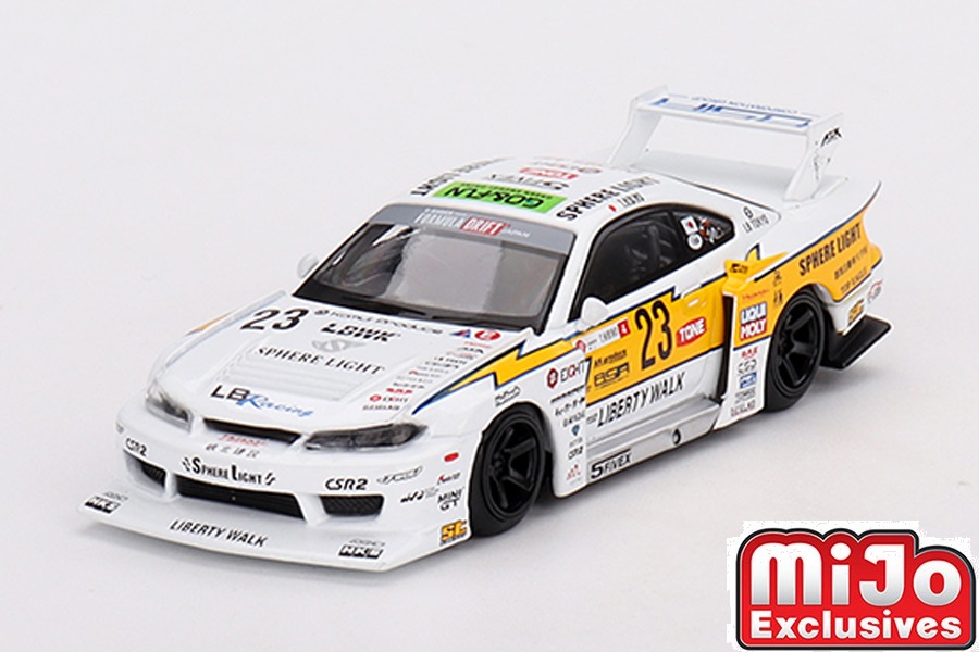MINI GT 1/64 Nissan シルビア(S15) LB-Super Silhouette #23 2022 Goodwood Festival of Speed(右ハンドル)