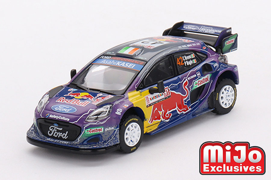 MINI GT 1/64 フォード Puma Rally1 ラリー・イタリア サルディニア 2022 2位入賞車 #42 M-Sport Ford WRT(左ハンドル)